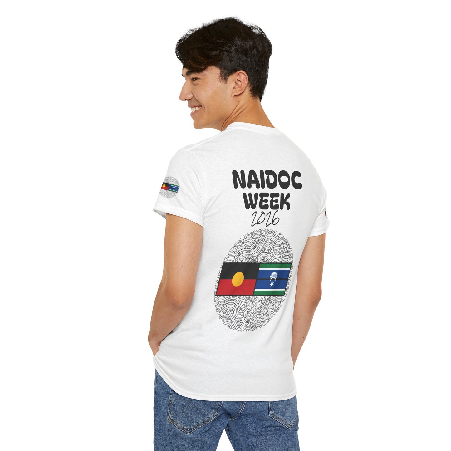 Sharon.D NAIDOC Week 2026 White T-shirt