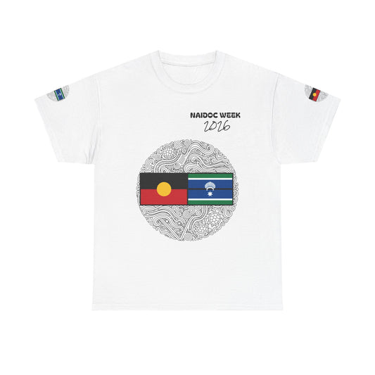 Sharon.D NAIDOC Week 2026 White T-shirt
