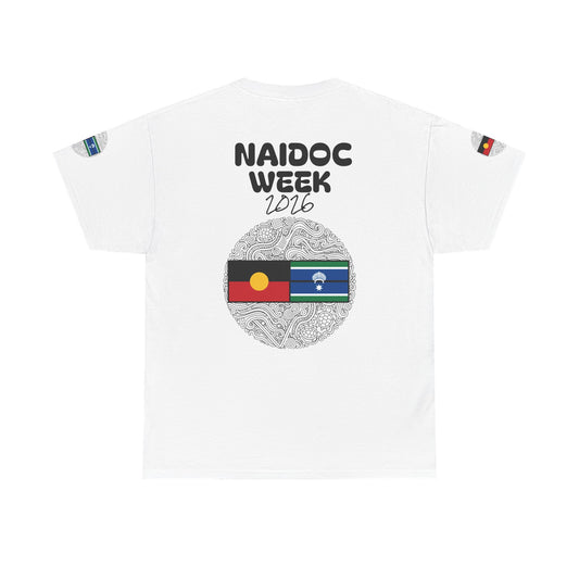 Sharon.D NAIDOC Week 2026 White T-shirt