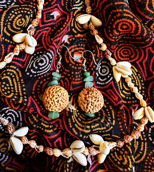 Aventurine Quandong Earrings